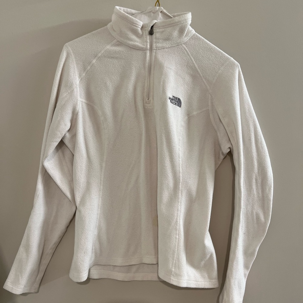 WHITE NORTHFACE PULLOVER